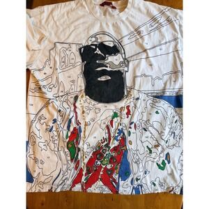 Ak:cess Notorious BIG Biggie Smalls Paint By Numbers Graphic T-Shirt Men 2XL 424